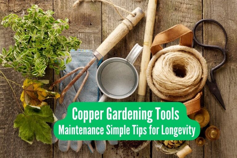 Copper Gardening Tools Maintenance: Simple Tips For Longevity
